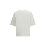 Palm Angels White Cotton T-Shirt