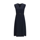 Fabiana Filippi Blue Viscose Long Dress