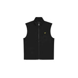 Lyle & Scott Black Polyester Sleveless Jacket