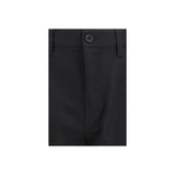 Burberry Black Cotton Chino Pants