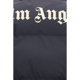 Palm Angels Black Polyamide Full-Length Jacket