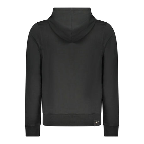 Accademia Militare Black Cotton Men's Hoodie
