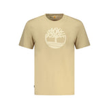 Timberland Beige Cotton Men Shirt