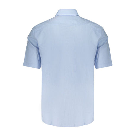 Hugo Boss Azzurro Cotton Men Shirt