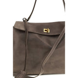 Balenciaga Gray Lamb Ovis Aries Aries Shoulder Bag