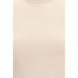 Max Mara Beige Viscose T-Shirt