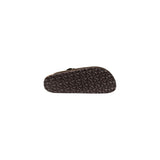Birkenstock Brown Suede Leather Slippers