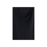 Darkpark Black Cotton Sleeveles T-Shirt