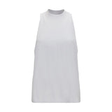 Darkpark White Cotton Tank Tops