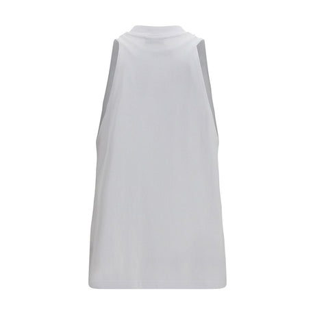 Darkpark White Cotton Tank Tops