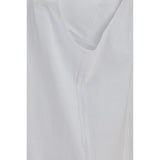 Darkpark White Cotton Tank Tops