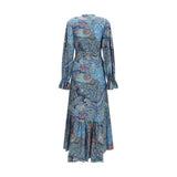 Etro Blue Cotton Casual Dress