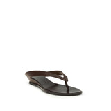 Giuseppe Zanotti Brown Calf Leather Bos Taurus Platform Sandals