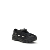 Y-3 Black Calf Leather Bos Taurus Flat Sandals