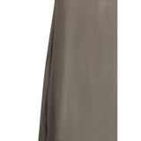 Rick Owens Gray Silk Casual Dress