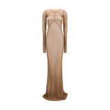 Rick Owens Brown Polyamide Casual Dress