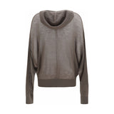 Rick Owens Gray Cashmere Hoodie