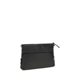 Maison Margiela Black Calf Leather Bos Taurus Clutch Bag