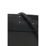 Maison Margiela Black Calf Leather Bos Taurus Clutch Bag