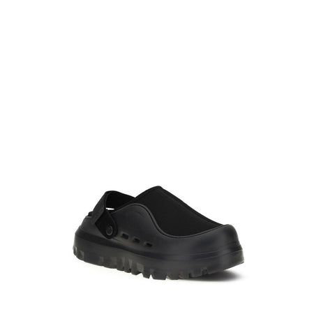 UGG Black Fabric Clogs