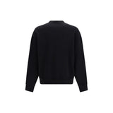 Palm Angels Black Cotton Sweatshirt