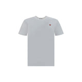 Comme Des Garçons Play White Cotton T-Shirt