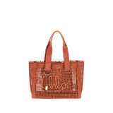 Chloé Multicolor Raffia Shoulder Bag