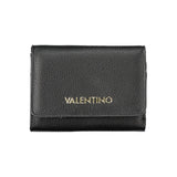 Mario Valentino Black Polyurethane Women's Wallet