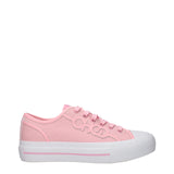 Jimmy Choo Pink Fabric Low Top Sneakers