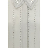 PINKO Gray Viscose Pattern Shirt