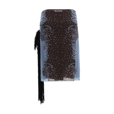 Ferragamo Multicolor Silk Skirt