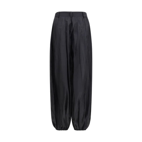 The Latest Black Polyester Casual Pants