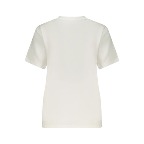 Converse White Cotton Womens T-Shirt
