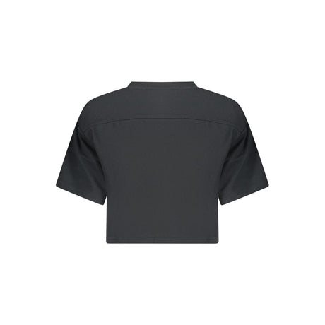 Converse Black Cotton Women's T-Shirt