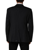Dolce & Gabbana Blue Single Breasted 2 Button Suit Jacket