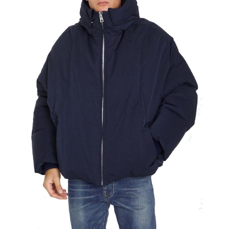 Bottega Veneta Blue Polyamide Coat