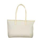 Valentino Beige Polyurethane Women's Bag with Handles and Shoulder Strap