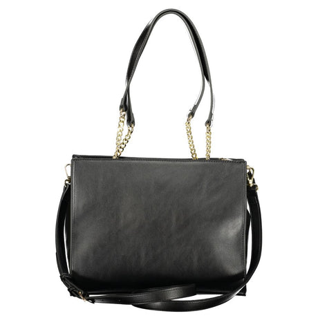Mario Valentino Black Polyurethane Womens Bag