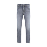 Jacob Cohen Blue Cotton Slim Fit Jeans