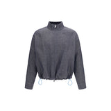 Fendi Blue Linen Denim Jacket
