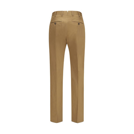 PT Torino Brown Cotton Casual Pants