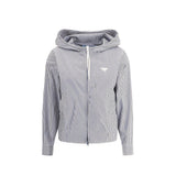 Prada Blue Polyamide Bomber