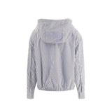 Prada Blue Polyamide Bomber