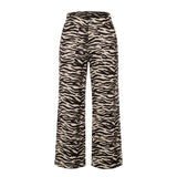 Street One Brown Viscose Casual Pants