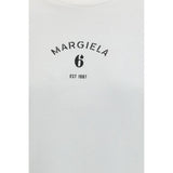 MM6 White Cotton Sweatshirt