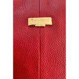 Baldinini Trend Red Leather Women Shoulder Bag