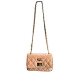 Baldinini Trend Pink Leather Women Crossbody Bag