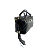 Baldinini Trend Black Leather Women Handbag