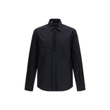 Dolce & Gabbana Black Cotton Dress Shirt