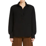 Max Mara Black Cotton Shirt